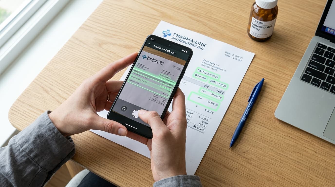 How AI Invoice Scanning Automates Stock Entry for Pharmacies